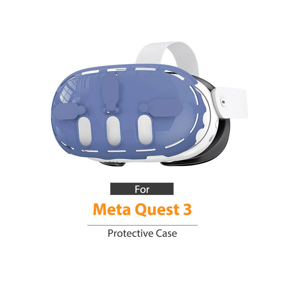 Soft Silicone Tpu Case Back Cover Transparent Clear Precision Hole For Meta Quest 3 Headset Headband supplier