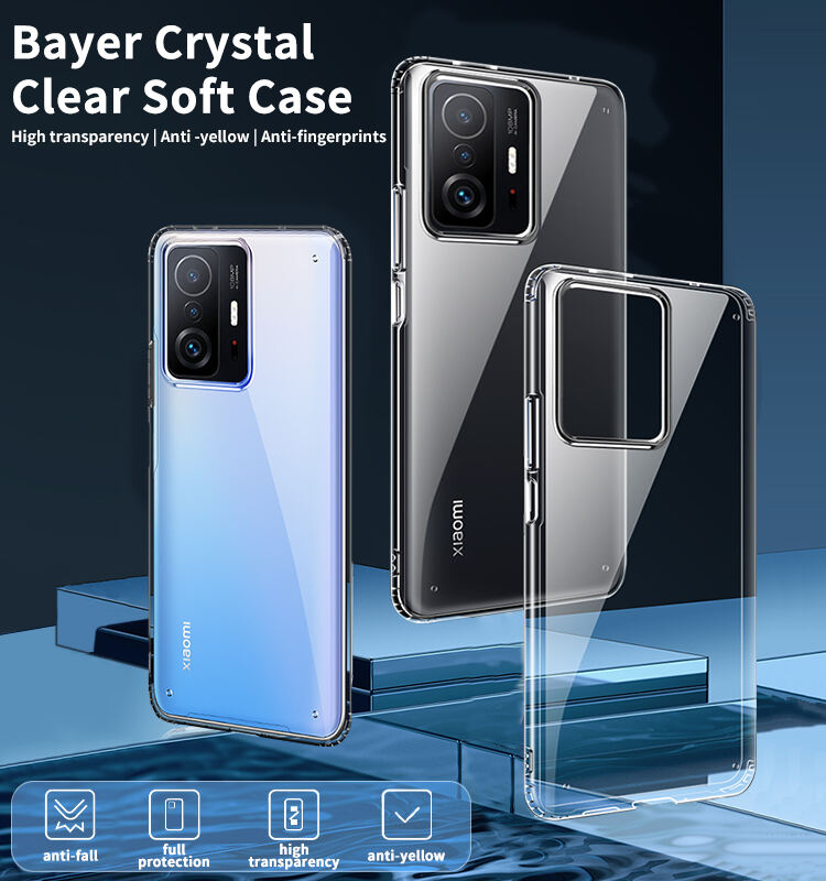 Laudtec Transparent Phone Case for Mi 11t Case Cover for Xiaomi 11t Pro Back Cover Case Amor Funda Para for Xiaomi 11t Pro details