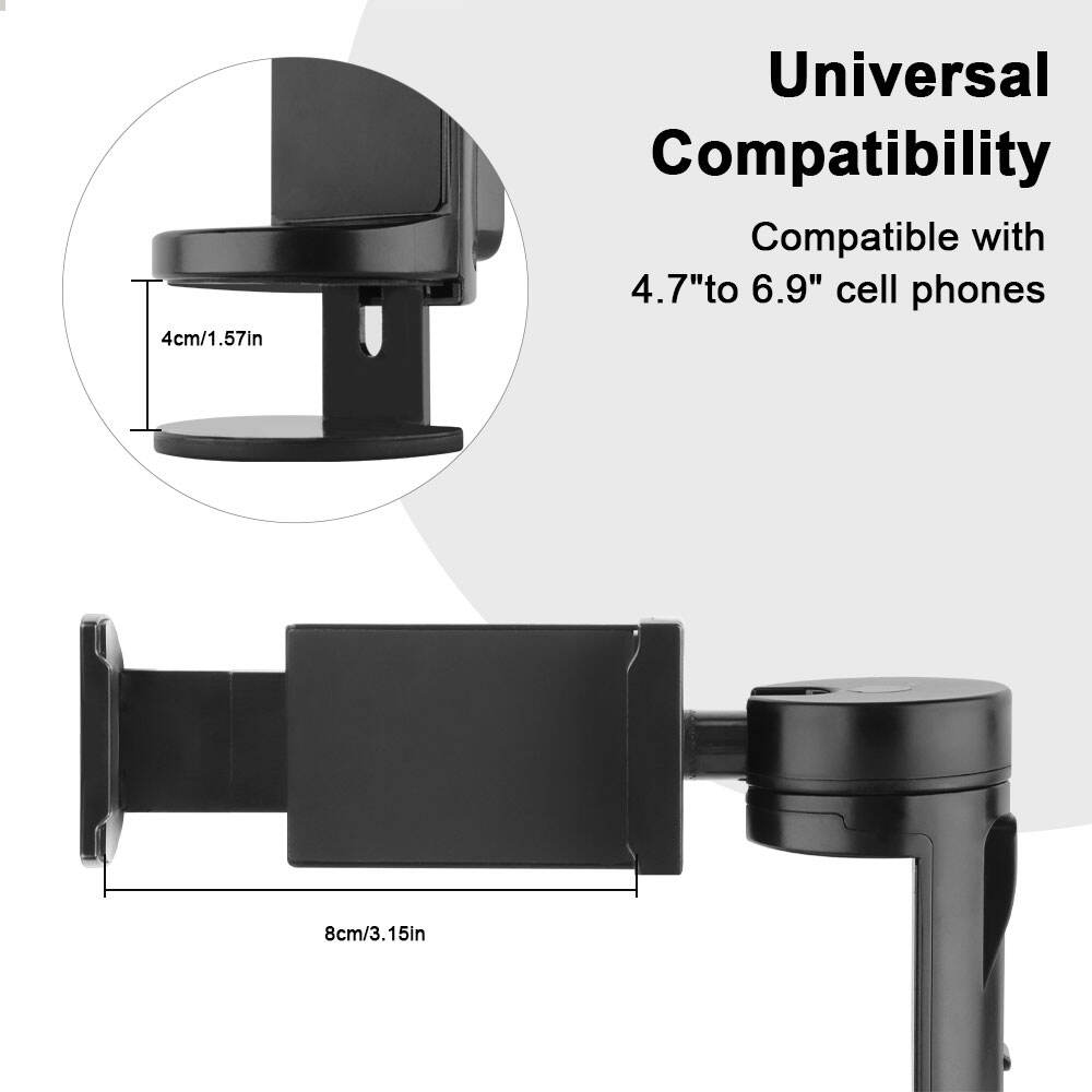 Laudtec SJJ086 Metal Desk Top Airplane Travel 360 Rotating Folding Stand Portable Cell Finger Grip Live Stream Phone Holder supplier