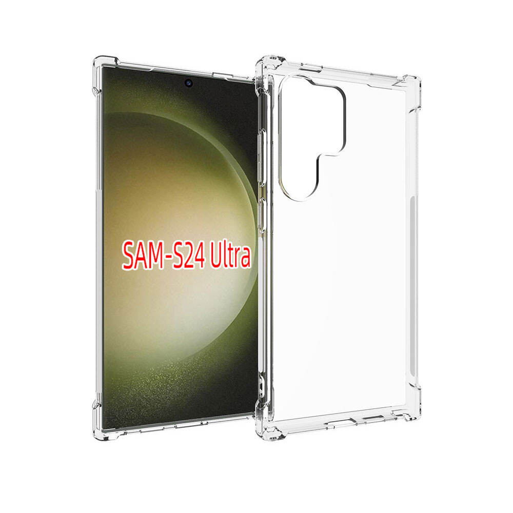 Laudtec SJK202 Soft Tpu Drop Proof Clear Phone Case For Samsung Galaxy S24+ S24 Fe S23+ S23 S22 Ultra 5G