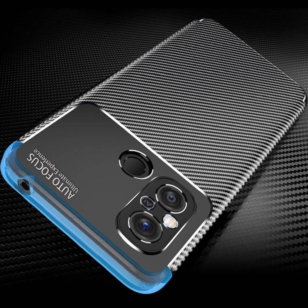 Laudtec SJK261 Skin Friendly Drop Proof Frosted Suction Mobile Carbon Fiber Tpu Phone Case For Redmi 12C factory