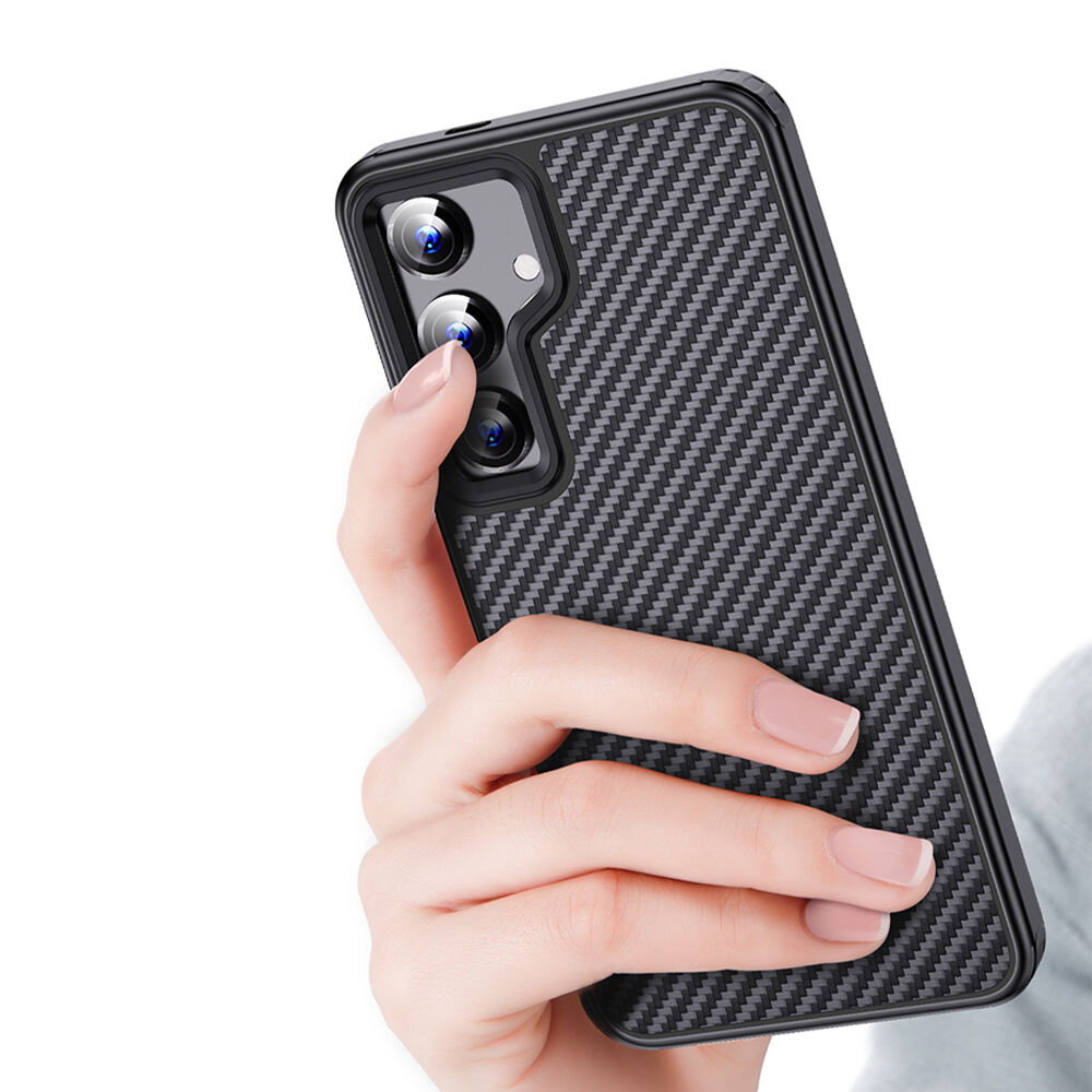 Tpu Phone Case Drop Proof Custom Luxury Frosted Suction Mobile Carbon Fiber For Samsung Galaxy S24 Pro manufacture