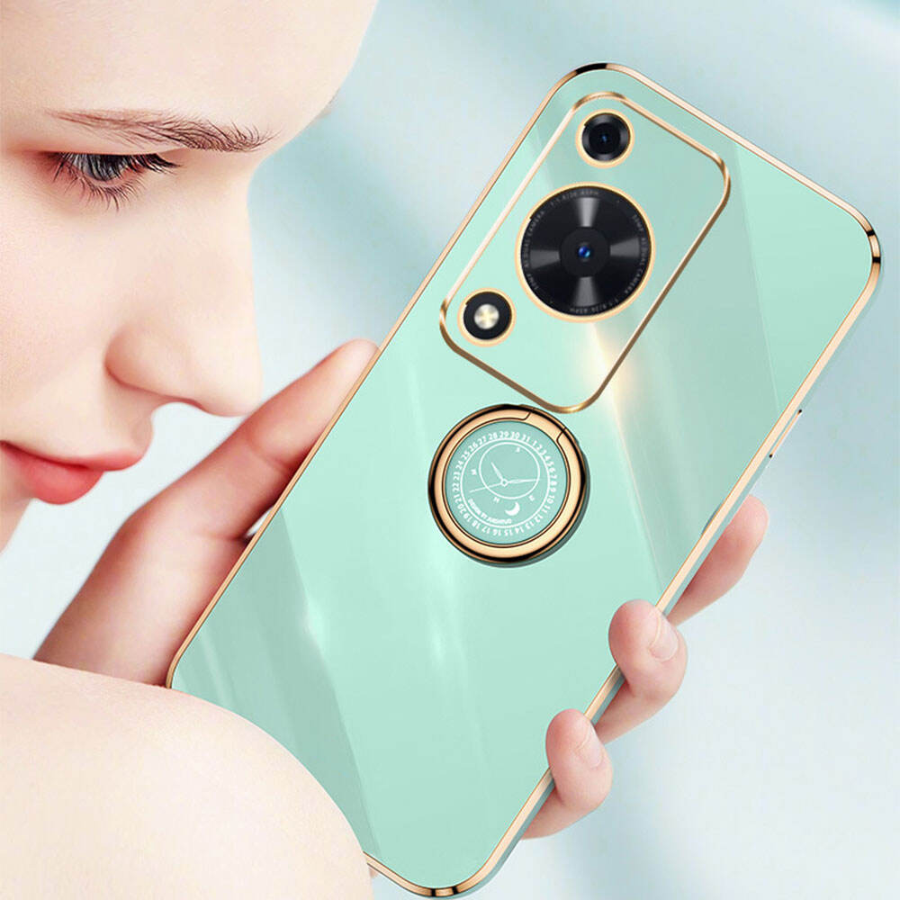 Diamond Phone Case For Huawei Enjoy 70 Rainbow Customize Precision Hole Anti Fall Electroplate Plating Painted Tpu Pc Cover