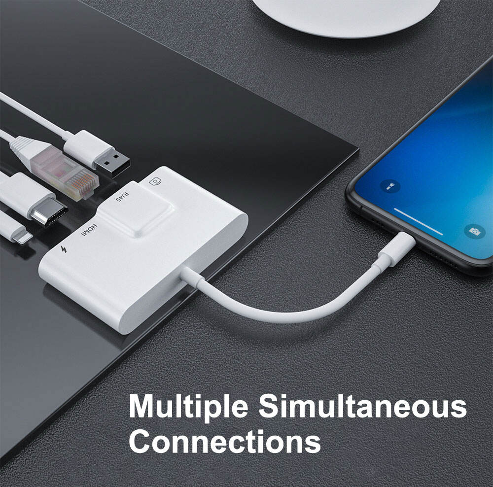 Carplay Adapter For Apple Hdmi Micro Usb To Sd Tf Memory Card Reader Lightning Type C 3 In 1 Multifunction supplier