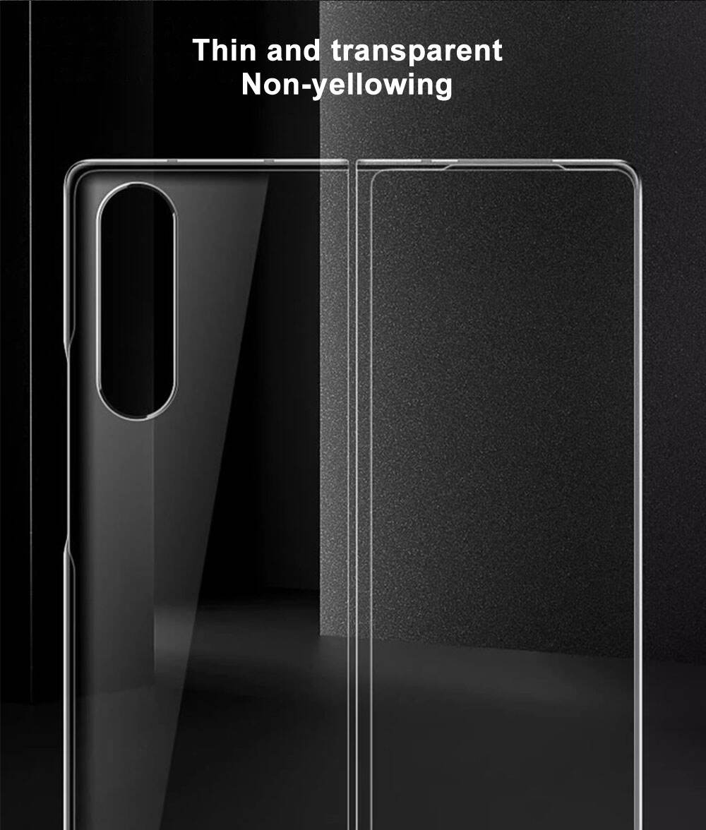 Laudtec SJK117 Fold Clear Mobile Cases Transparent Phone Case For Samsung Galaxy Fold5 Fold4 Fold3 Z Fold2 manufacture