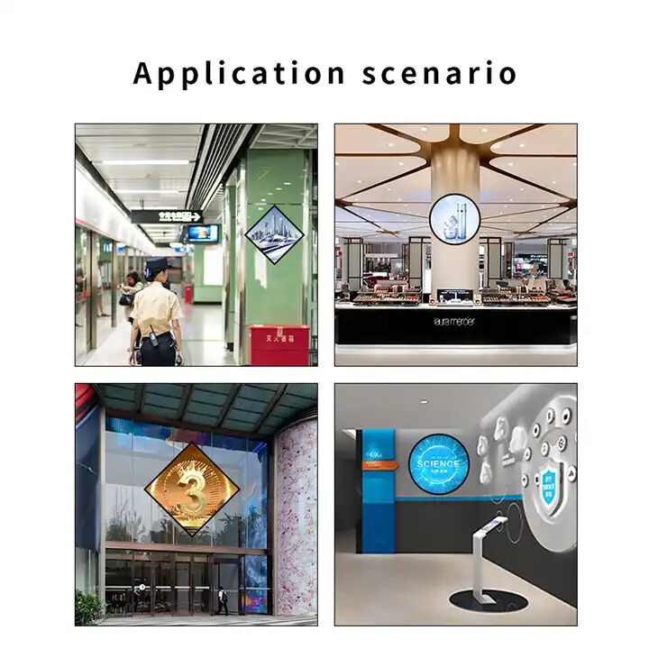 Full HD Round Screen LED LCD Display Panels Media Player Digital Signage Circular for Advertising Video Logo manufacture