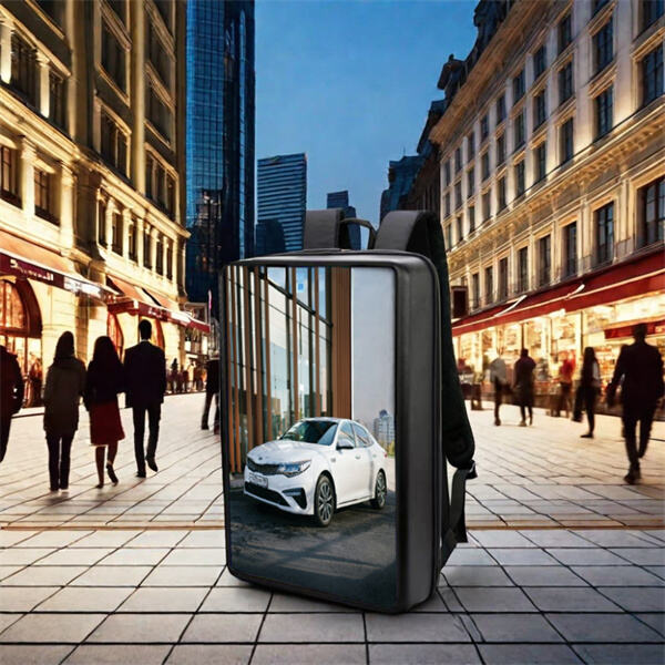 أقصى مدى للرؤية العلامة التجارية مع حزم الدعاية المشي