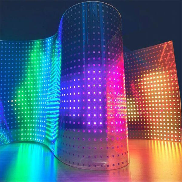 Attirez les clients avec du contenu dynamique sur des écrans LED transparents