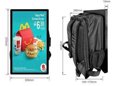 The Power of Real-Time Advertising with LCD Backpack Displays
