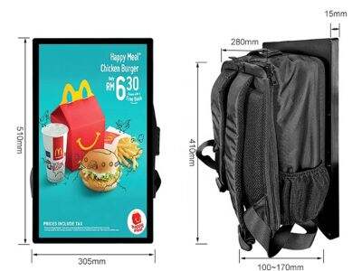 Transformujte svou marketingovou strategii pomocí LCD displejů na batohu