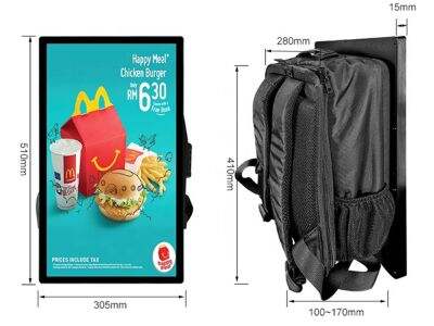 LCD Backpack Displays: A Game-Changer for Street Marketing