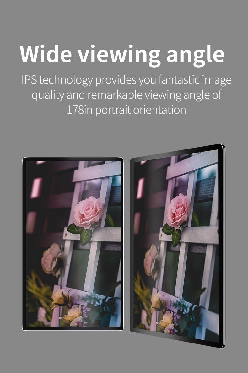 32 Inch Super Narrow Frame Android Smart TV LCD Screen Advertising Players Digital Signage for Wall Mount manufacture