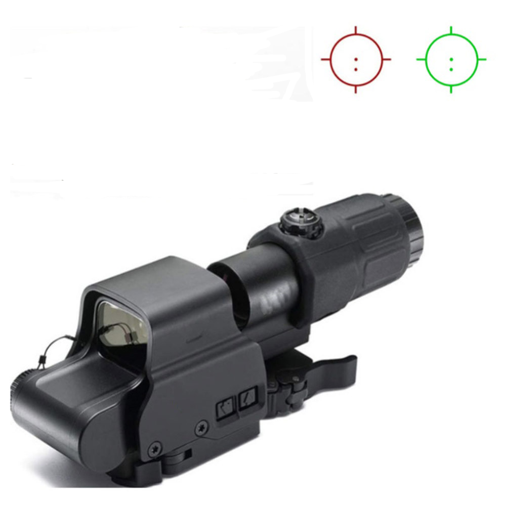 product optical sight combination 558 g33 red dot holographic sight 558 and 3x magnifier g33 combo sts mount quick release for hunting-5