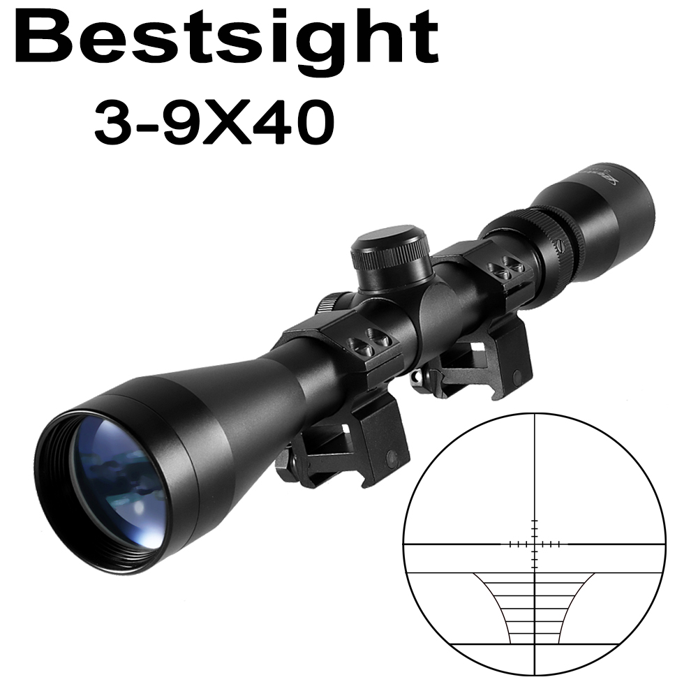 product 3 9x40 optic scope sight hunting scope with free mount-2