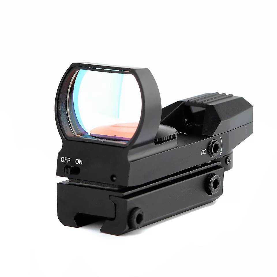 product hd101 1x22x33mm reflex sight 4 reticle pattern red dot sight 11 brightness level for hunting fit for 20mm-1
