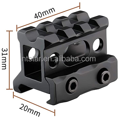 product oem fog proof tactical holographic m1 adjustable reflex green red dot sight scope sight 1x20mm scope fit 20mm with rise mount684-7