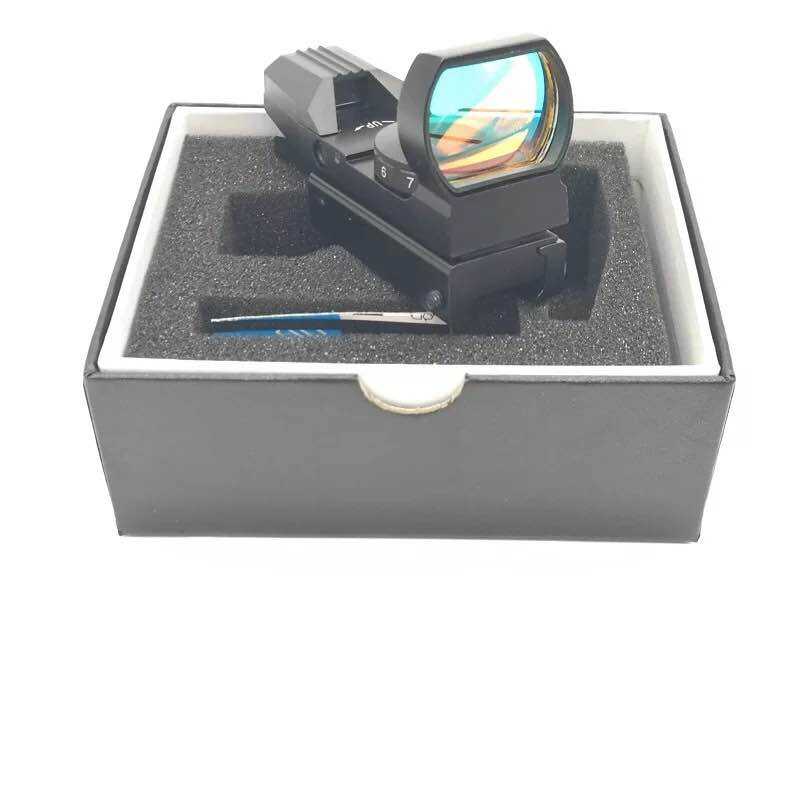 product hd101 1x22x33mm reflex sight 4 reticle pattern red dot sight 11 brightness level for hunting fit for 20mm-6