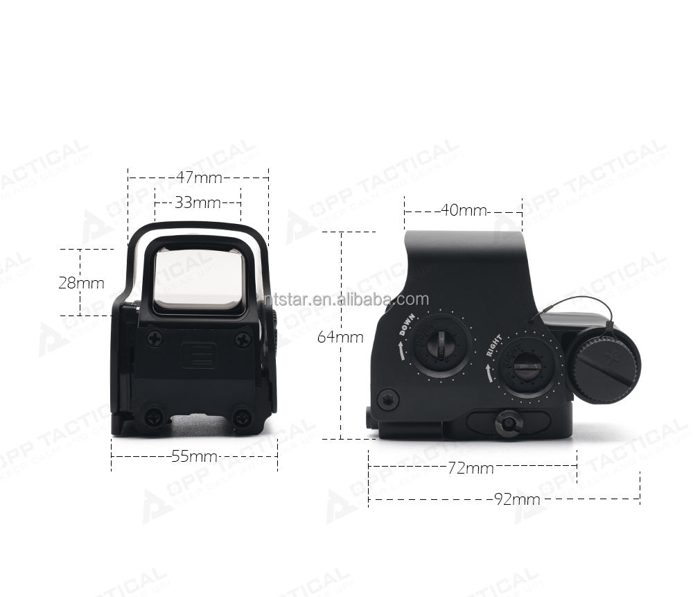 product good luck tactical 558 holographic reflex scope red green dot optic hunting sight-6