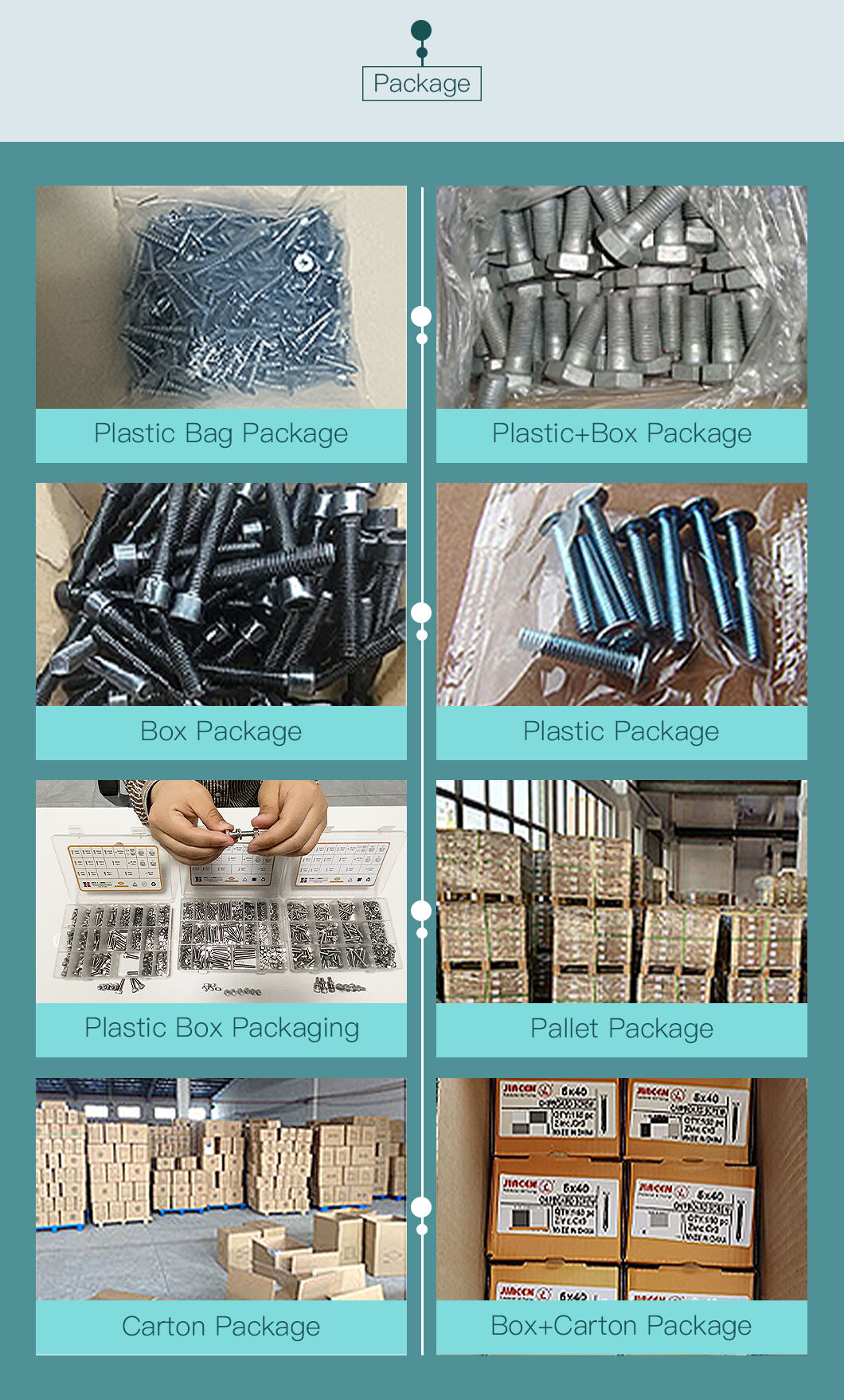 All size Custom Stainless Steel Bolt and Nut   supplier