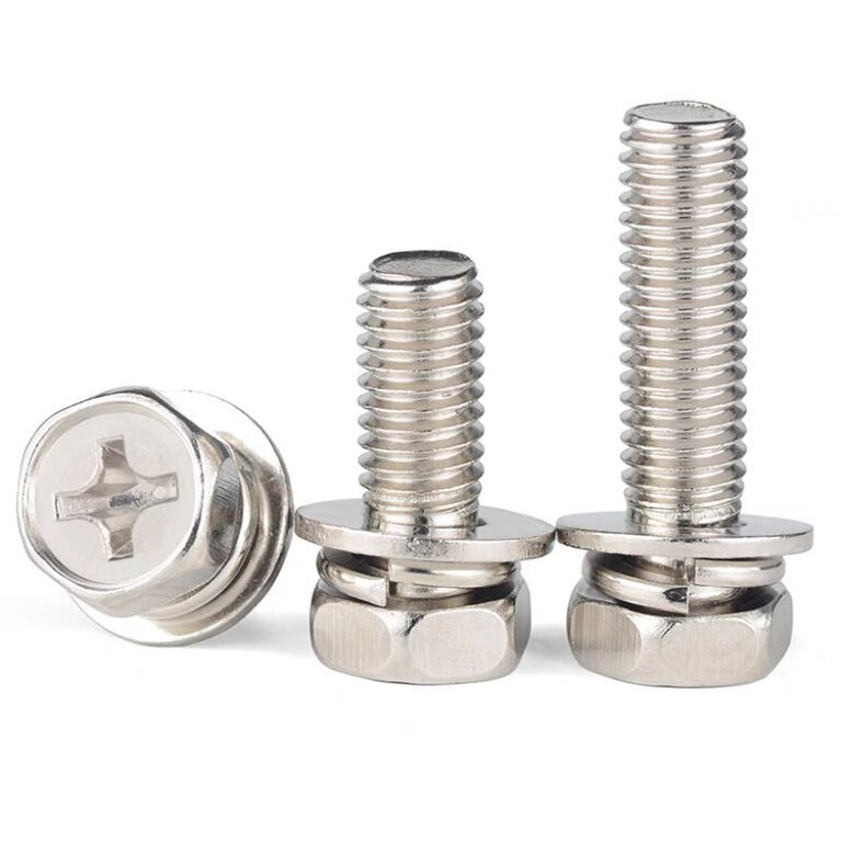 Bolt Screw With Spring Flat Gasket Combination Screw manufacture