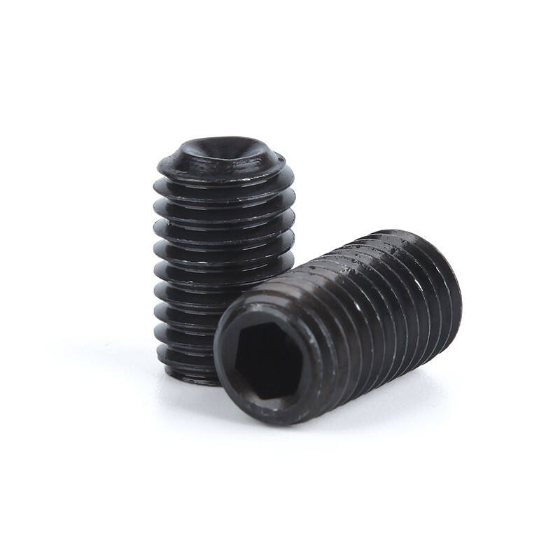 Steel Black Oxide Flat End Hexagon Socket Set Screws With Flat Point supplier