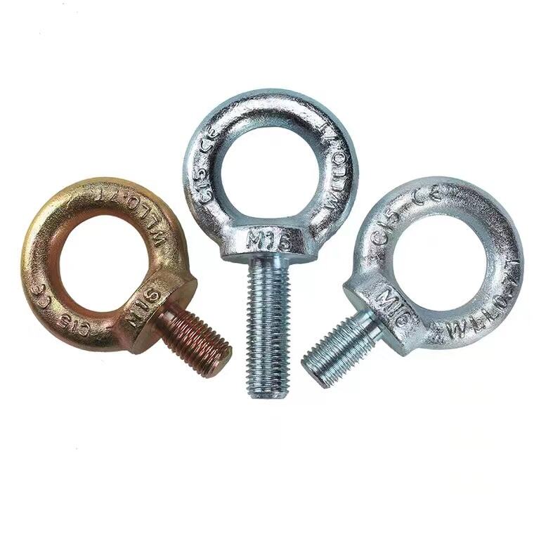 Carbon Steel Eye Bolt and Nut Forged Galvanized Ring Nut Aluminum supplier