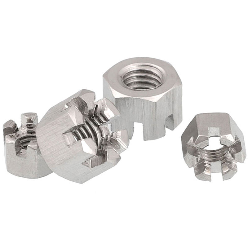 Carbon Steel Hexagon Slotted Nut manufacture