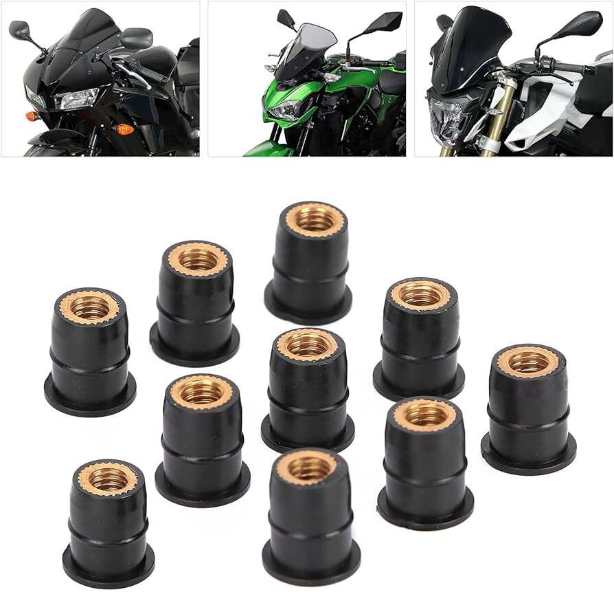 Rubber Motorcycle Nut Fastener details