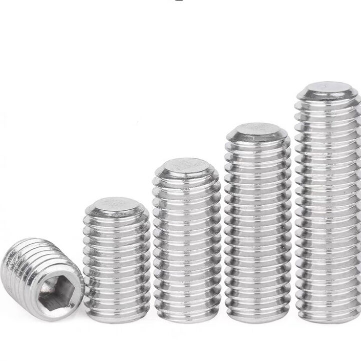 Stainless Steel Hexagon Drive Point Grub Screw For Machine Din 916/Din 913 factory