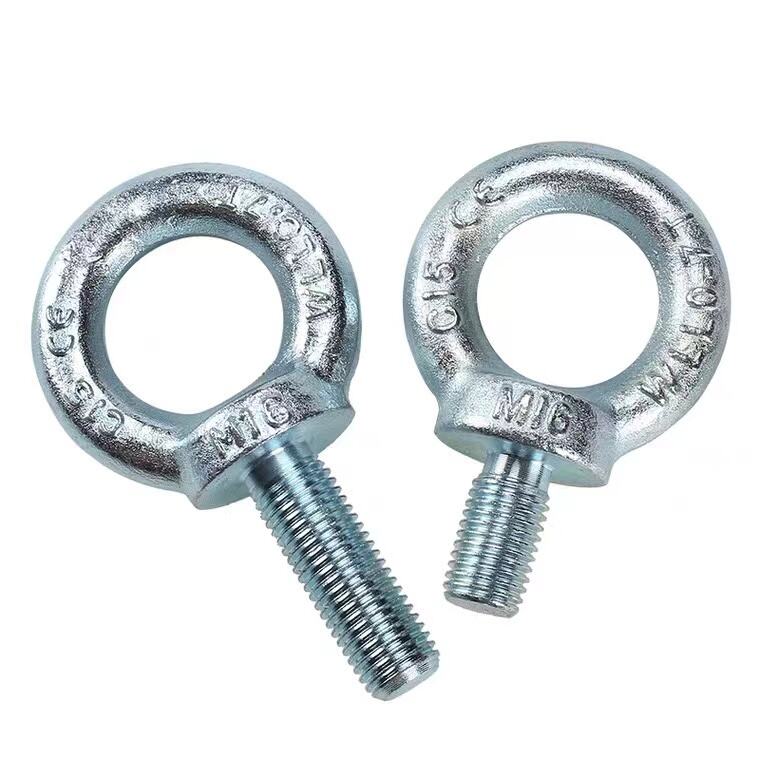 Carbon Steel Eye Bolt and Nut Forged Galvanized Ring Nut Aluminum details