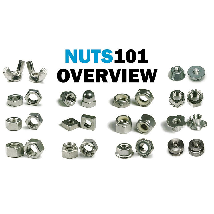 Hexagon Nut Carbon Steel 8.8 Grade Galvanized Nut Screw Cap factory