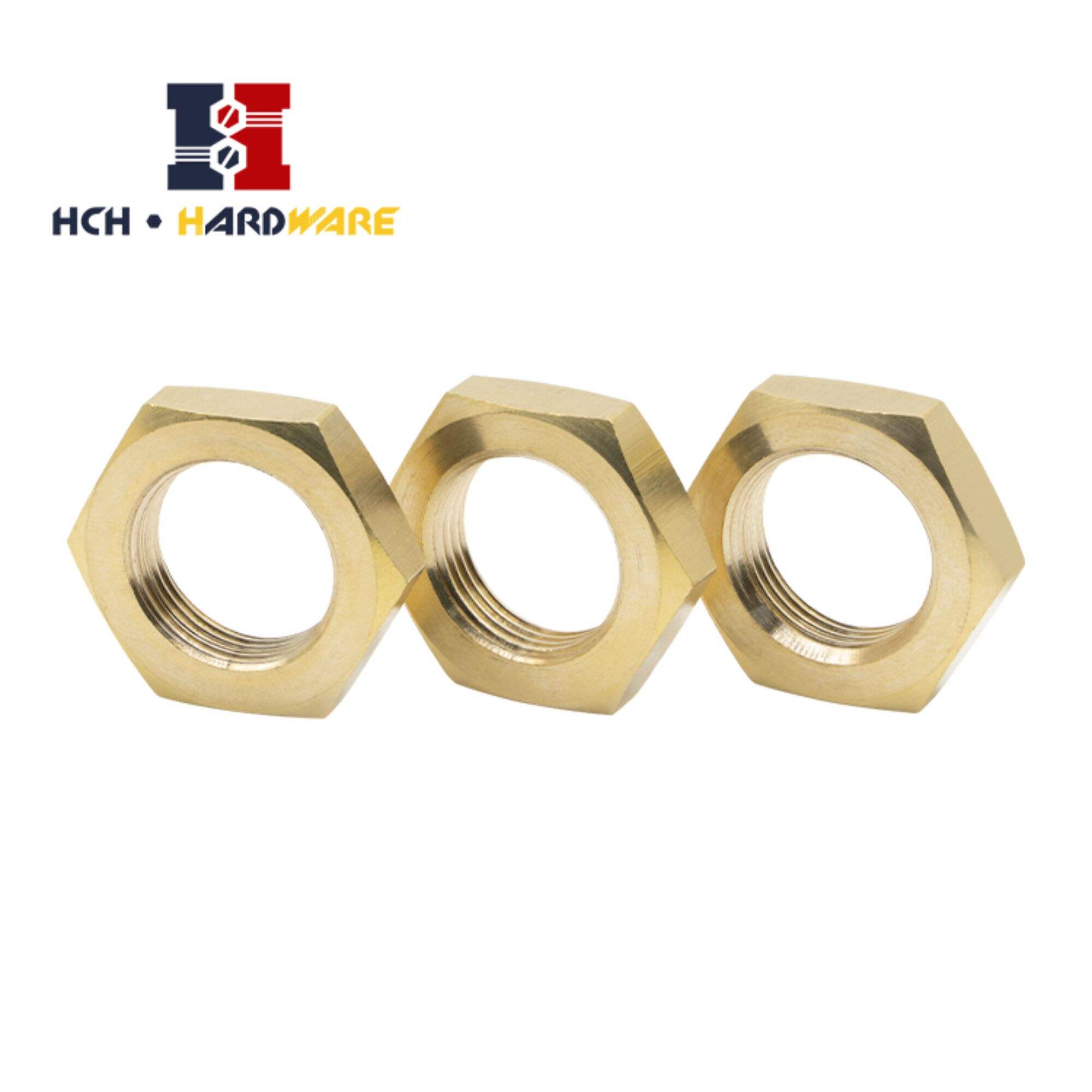 Brass material m20 m22 Thin hex nut m8 din934