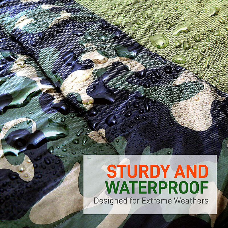 Outdoor Lightweight Weather Proof Mummy emergency sleeping bag camo for Camping, Hiking supplier