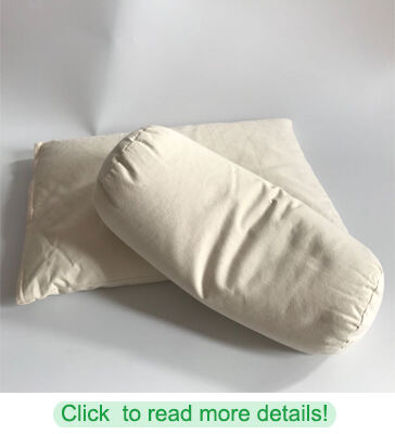 Therapeutic pillow cherry stone pillow for thermotherapy and cryotherapy manufacture