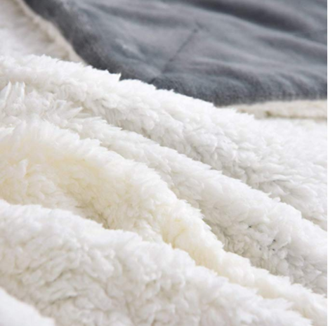 Fur Throw Soft Sherpa Fleece Down Blanket Glow In The Dark  Blanket details