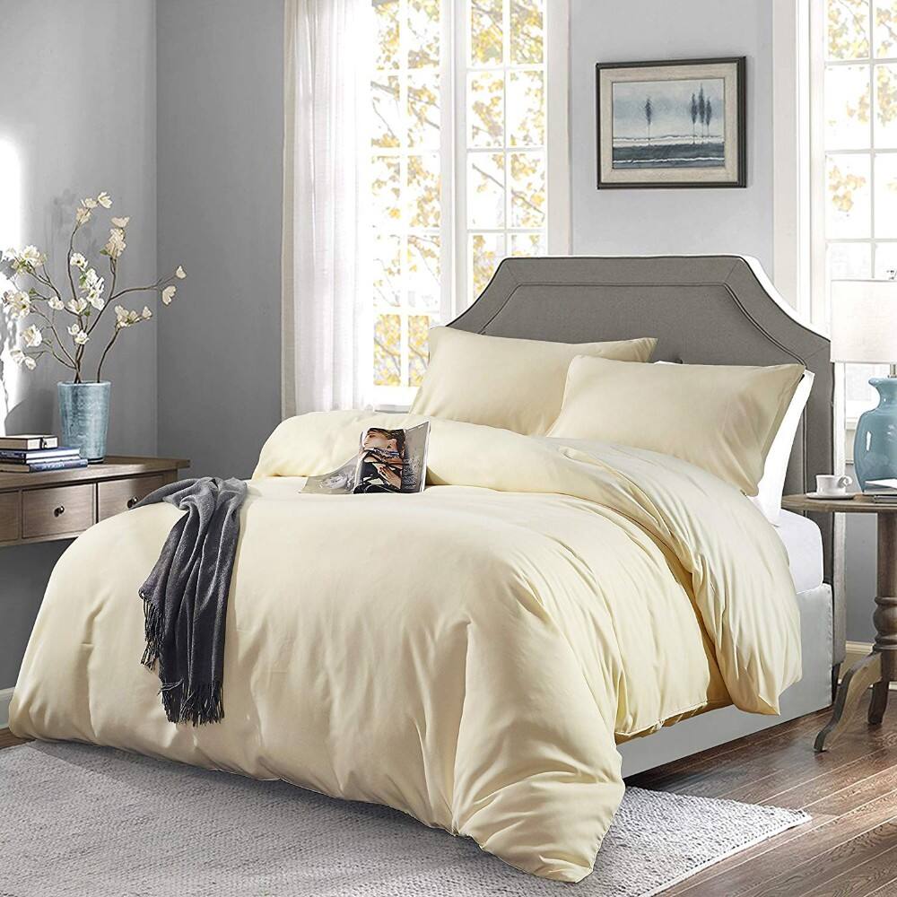 Duvet Cover / Duvet Insert 100% Super Soft Microfiber King Size 4  Piece Duvet Cover Set with 2 Pillow Shams factory