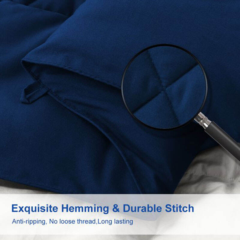 Wholesale Accept Customization 100% polyester hypoallergenic navy winter polyester comforter manufacture