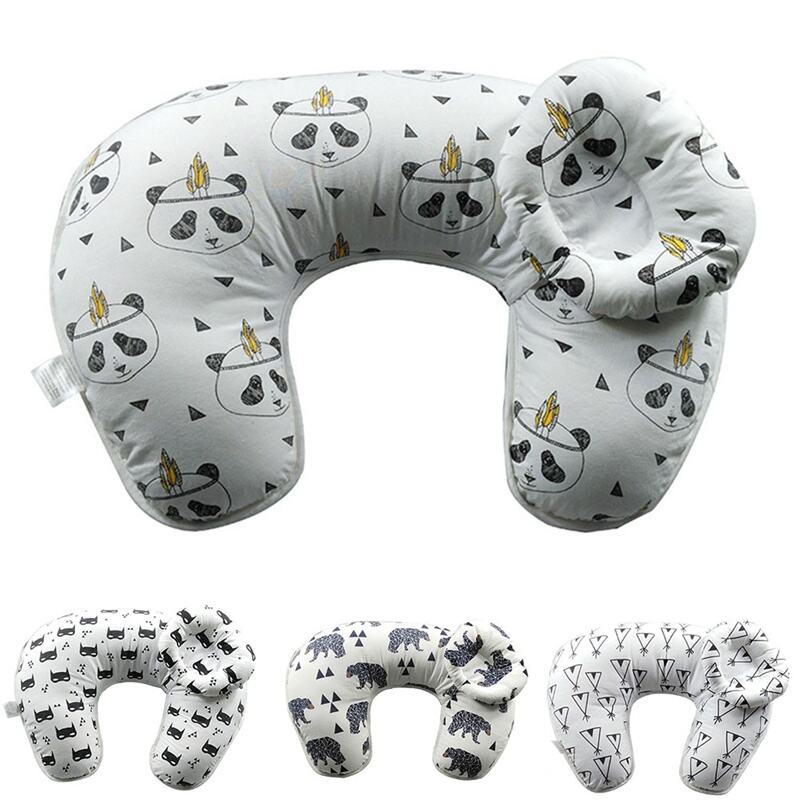 U shape mon lactation baby head protection nursing pillow avoid babies choking for breast milk supplier