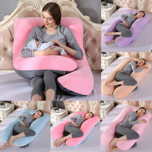 Maternity Breastfeeding Pillow Cotton Women Pregnancy Nursing Sleeping Body Boyfriend Pillow details