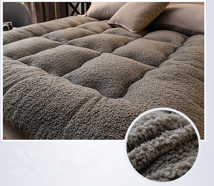 Hot seller 100% polyester sherpa fleece super soft quilted waterproof mattress pad supplier