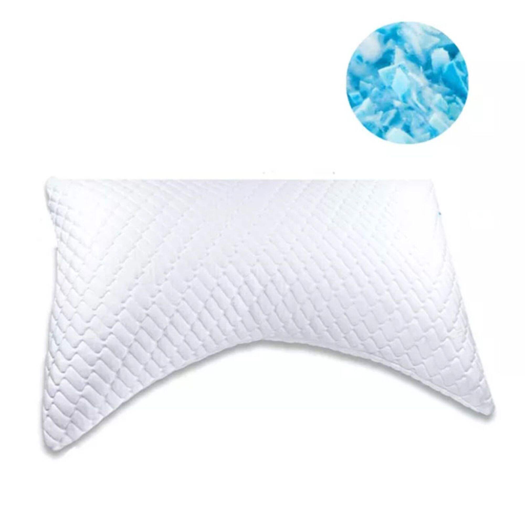 Custom Hypoallergenic hotel bed sleeping 100% polyester side sleeper butterfly gel memory foam pillow