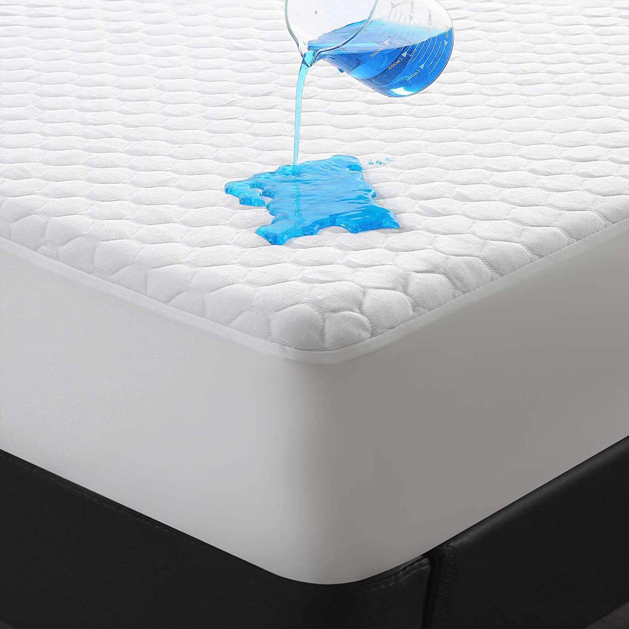 Factory price Ultra Soft Cooling Breathable Bamboo waterproof bed cover mattress protector