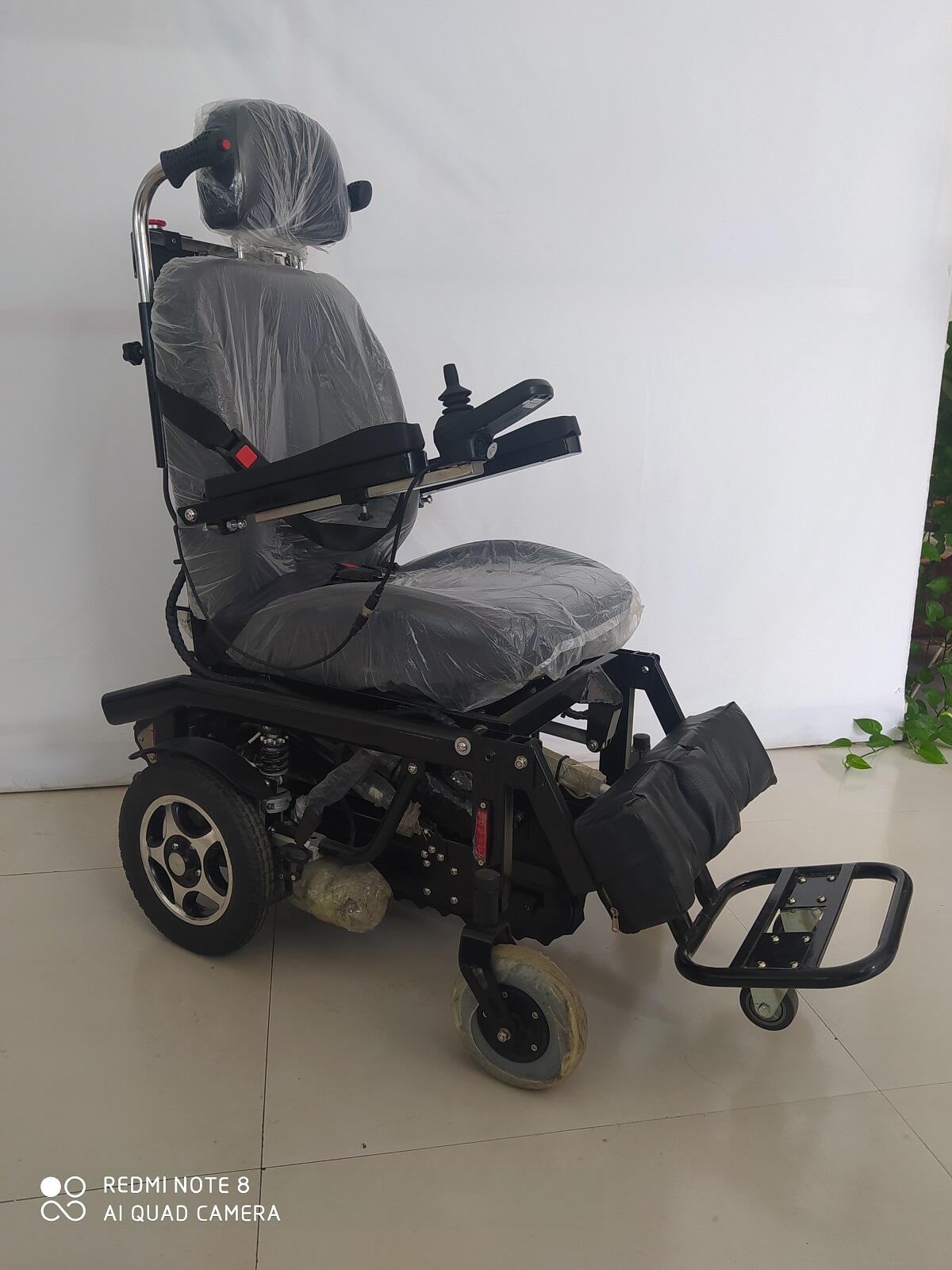 standing electric wheelchair ground stair climbing wheelchair electric rehabilitation therapy wheelchair lift for disab- BZ-QT manufacture