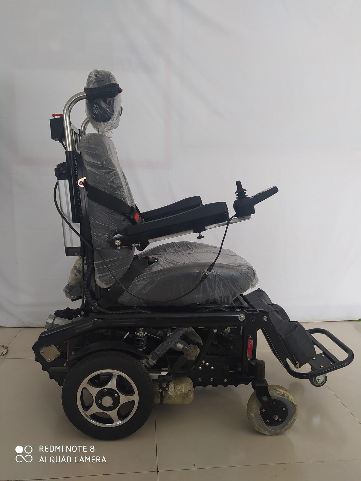 standing electric wheelchair ground stair climbing wheelchair electric rehabilitation therapy wheelchair lift for disab- BZ-QT details