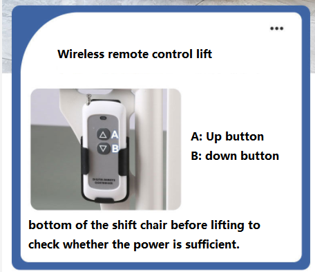 steel lift chair disabled people power lift Patient Transfer Chair Electric control lift saving manpower for nursing-BZ-L12 manufacture