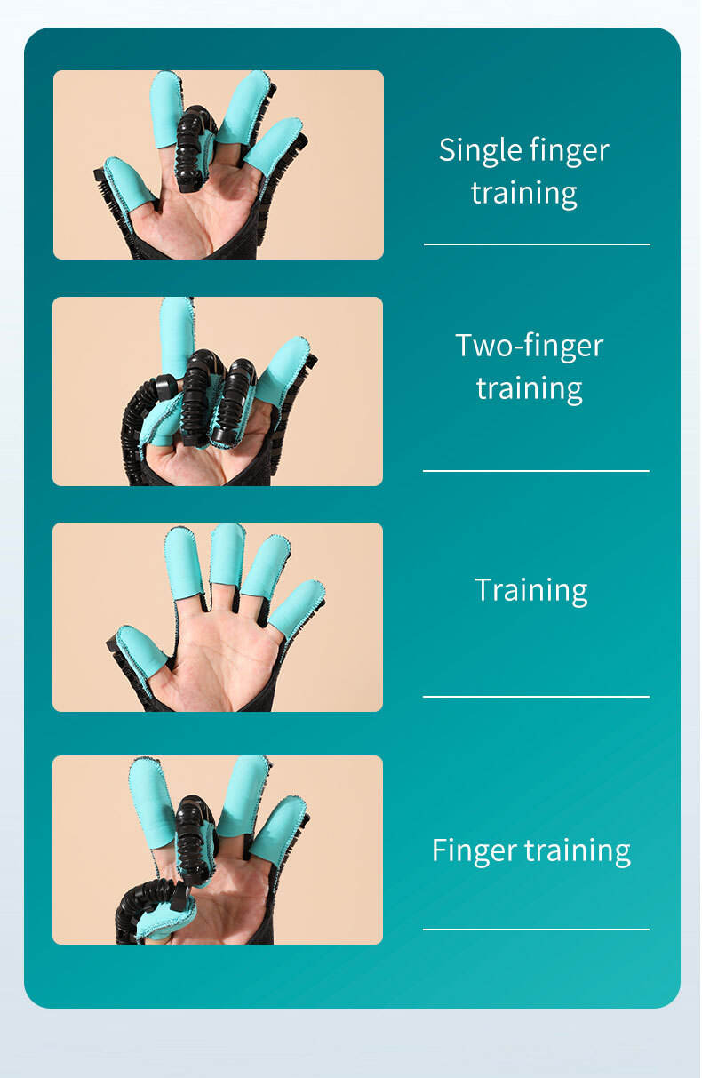 Rehabilitation Robot gloves mitten sports pneumatic rehabilitation hot compress gloves hands mirroring recovery gloves -BZ-G01 factory