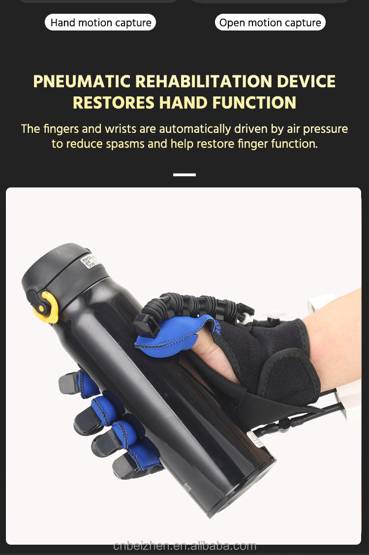 Automatic robotic hand gloves rehabilitation device for stroke paralysis patient with hand finger dysfunction exercise recovery manufacture