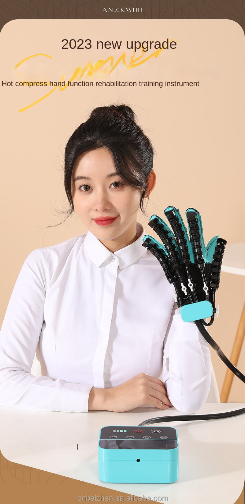 Hand Rehabilitation Robot Premium-version Mirror Therapy Hand Exercise Training With The Only Air Compression Glove Design supplier