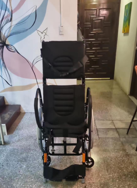 medical rehabilitation standing wheelchair for disabled manual standing elevated wheelchair stand up wheelchair manual-BZ-TH01 factory