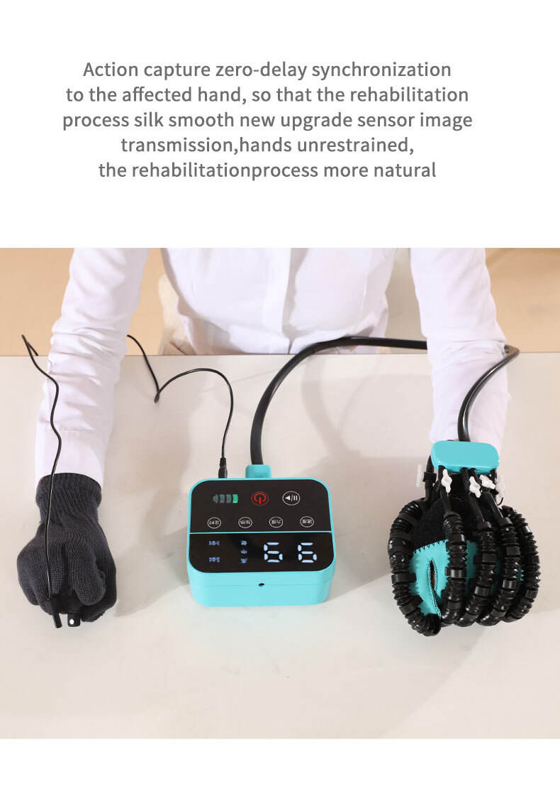 Rehabilitation Robot gloves mitten sports pneumatic rehabilitation hot compress gloves hands mirroring recovery gloves -BZ-G01 factory